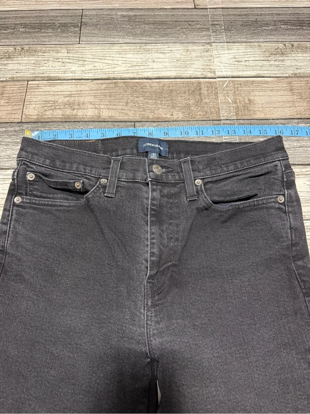 J.Crew 770 Straight Jeans Men’s 31x30 Black Denim Stretch